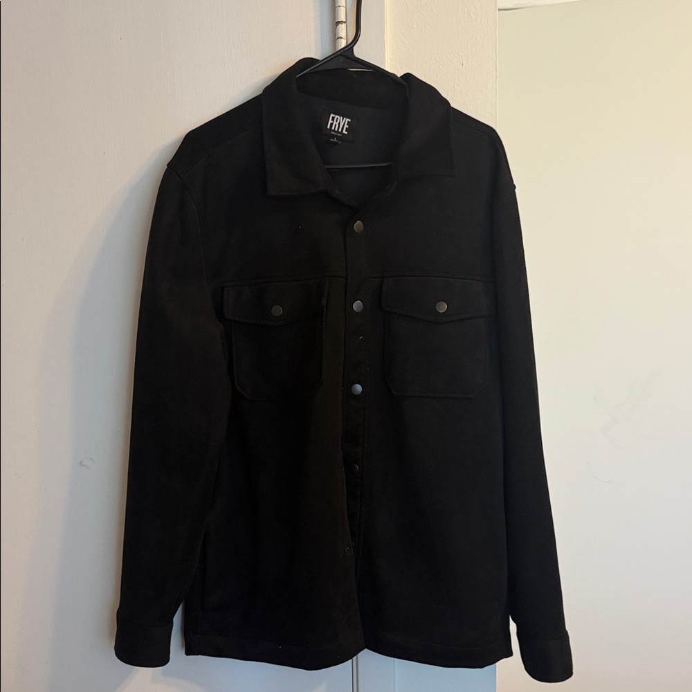 FRYE Men's Black Shirt Jacket